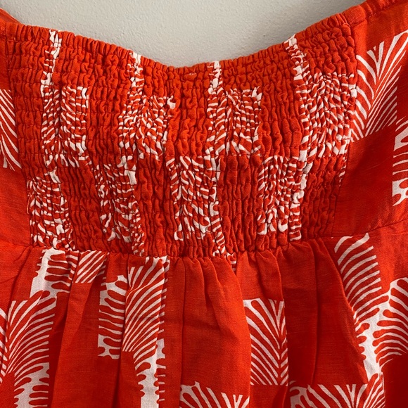 anthropolgie The Aliza Strapless Linen Maxi Dress new size L - Picture 5 of 6